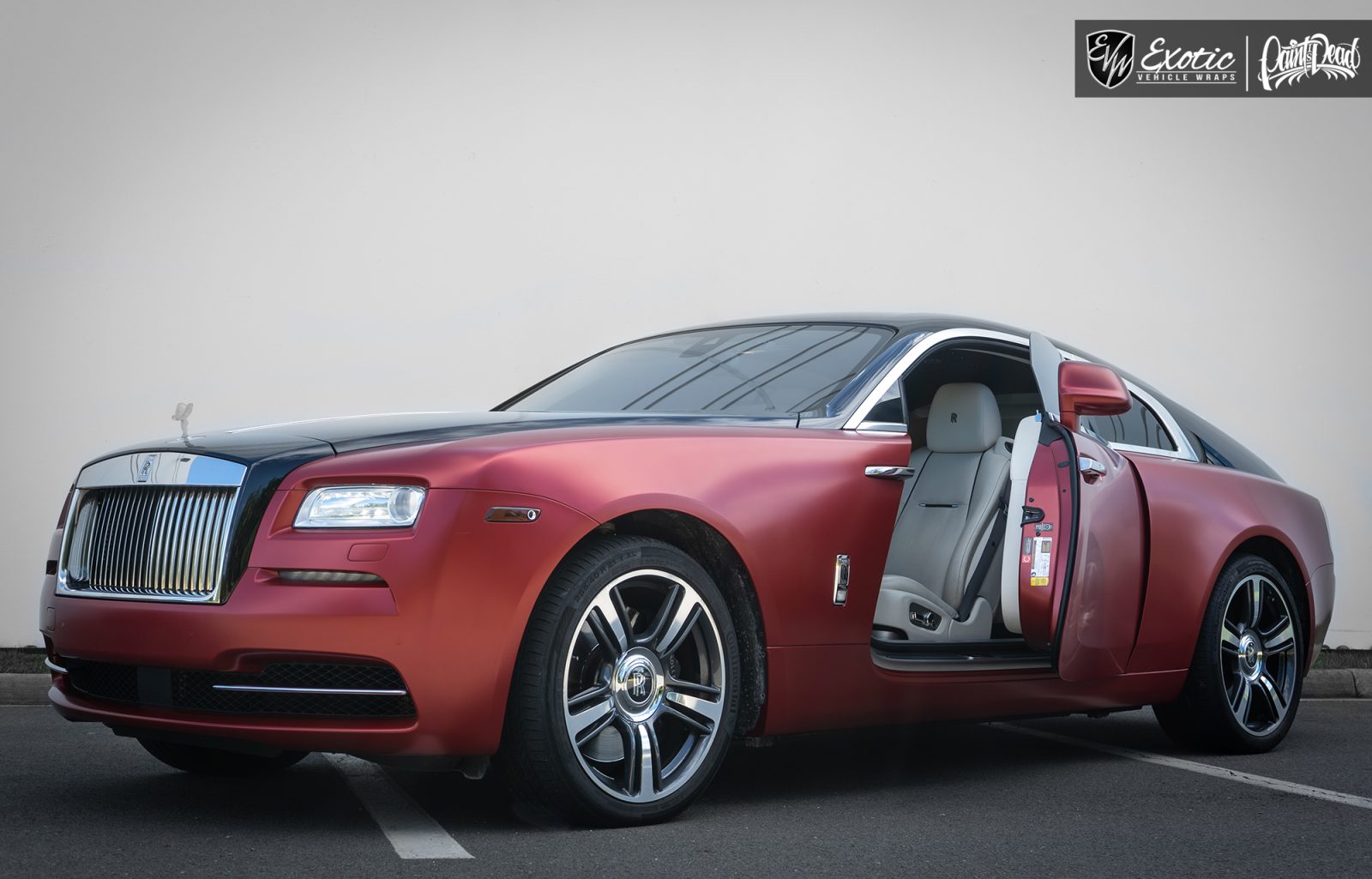 RollsRoyce Wraith Dips In Candy Apple Red With Forgiato Alloys  Carscoops